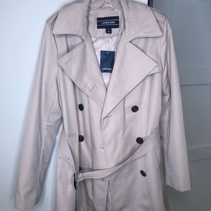 Land’s End Tan Peacoat size 8